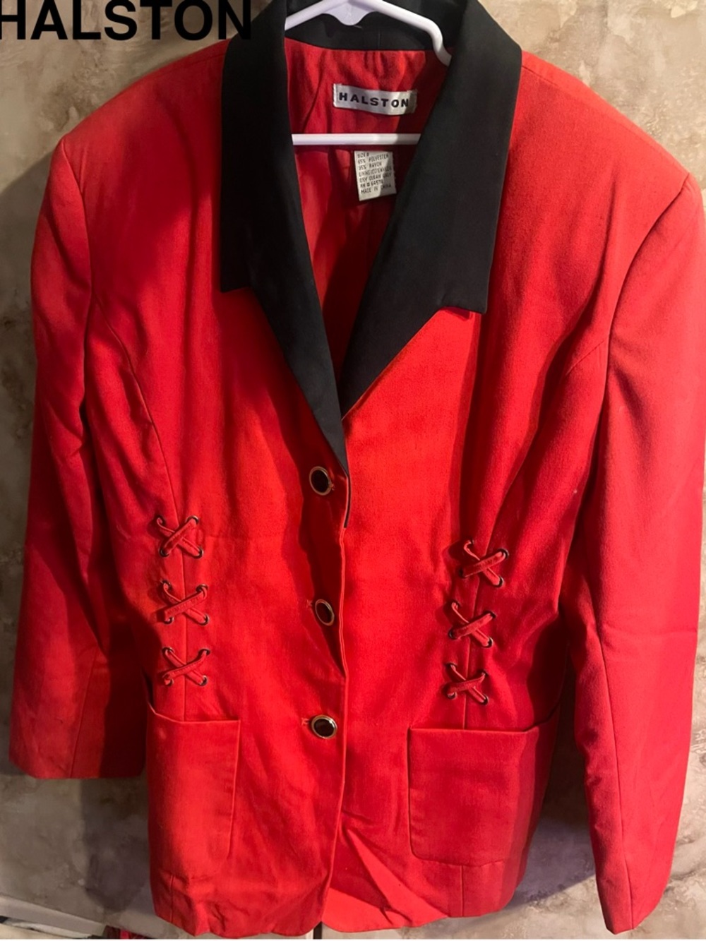 Halston Jacket Red 8